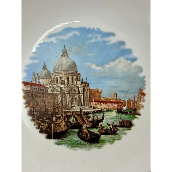 VINTAGE "Scenes of Venice" Collector Plates (4 Total) - Picture 5 of 9